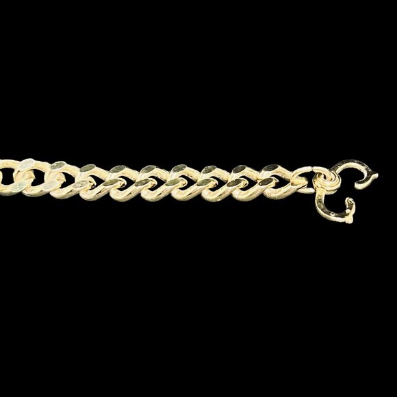 Speidel USA Gold Tone Curb Chain Identity Bracelet - Engraved Brad (5352) - Picture 5 of 8